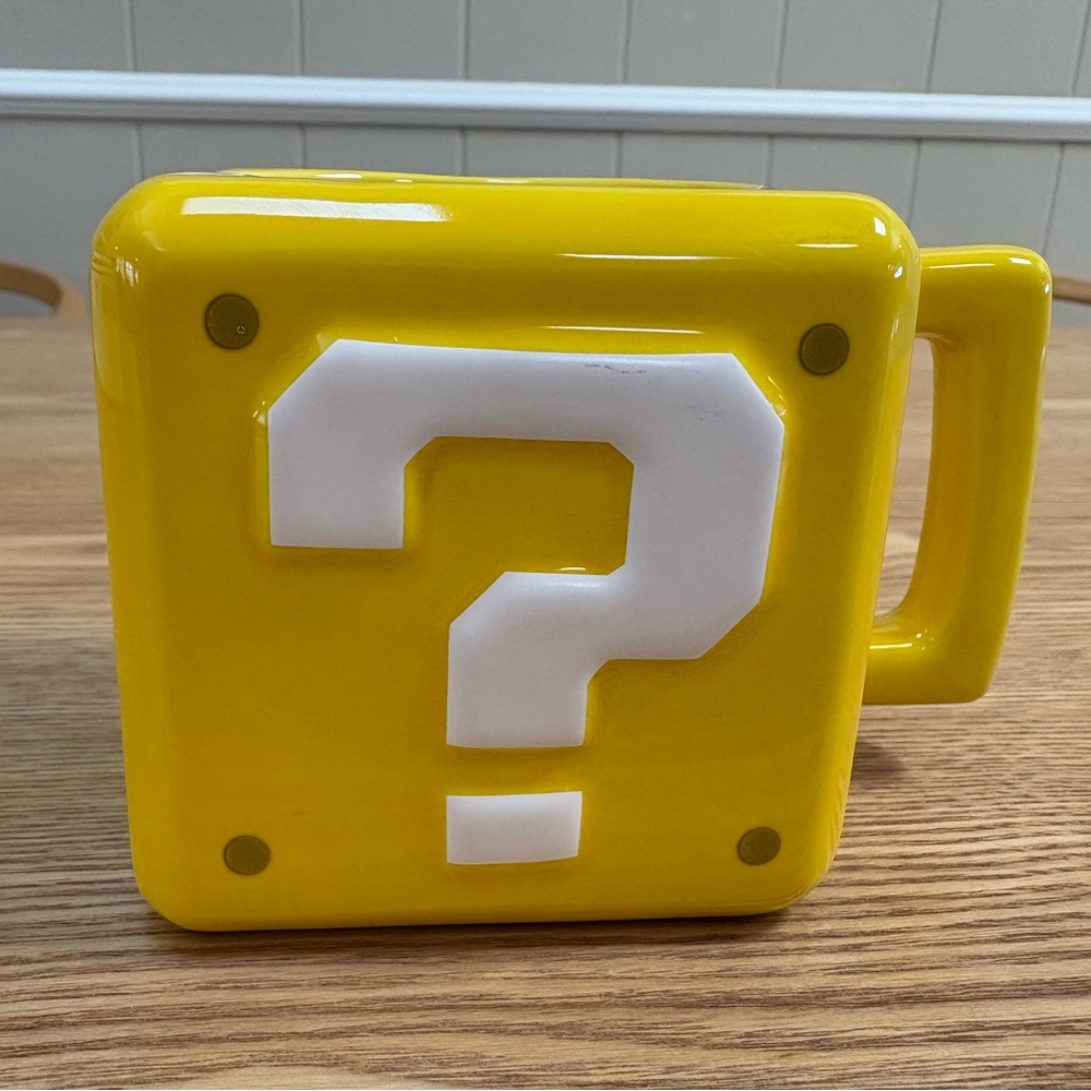 Nintendo Super Mario Question Block Mug 13oz capacity